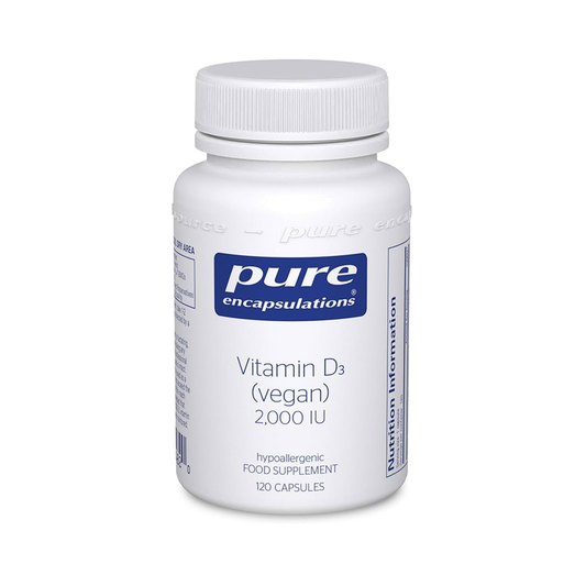 Pure Encapsulations Vitamin D3 2000IU Vegan - 120 Capsules