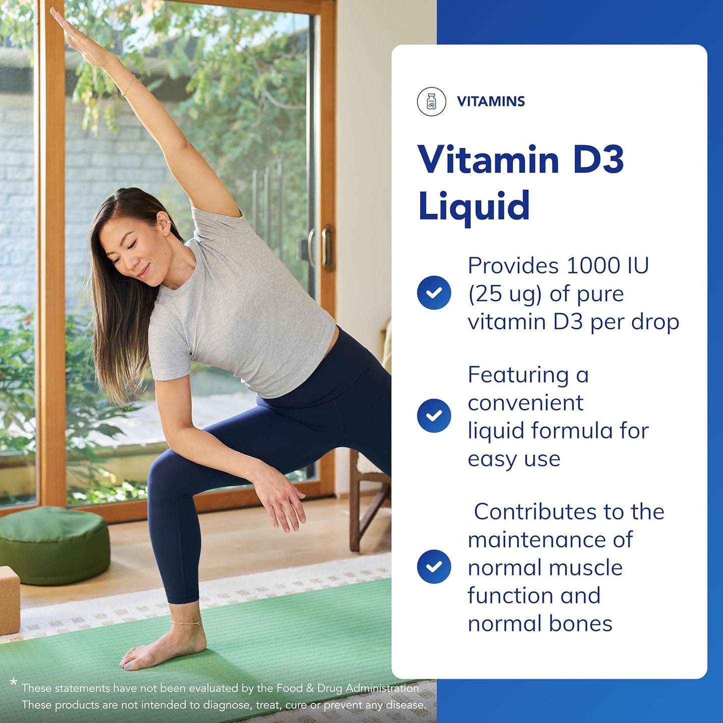 Pure Encapsulations Vitamin D3 Liquid, 22ml