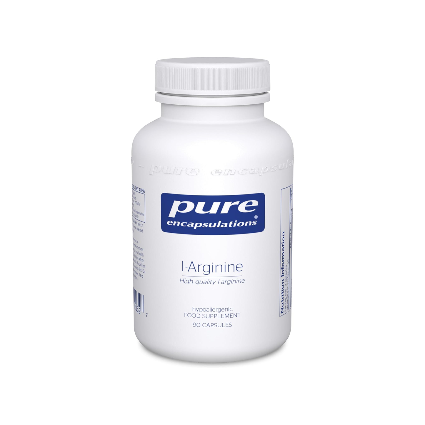 Pure Encapsulations L-Arginine - 90 Capsules