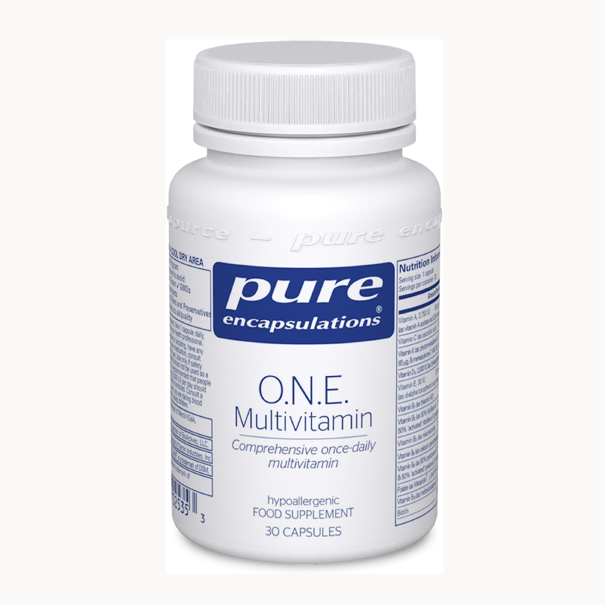 Pure Encapsulations O.N.E. Multivitamin 30 Capsules