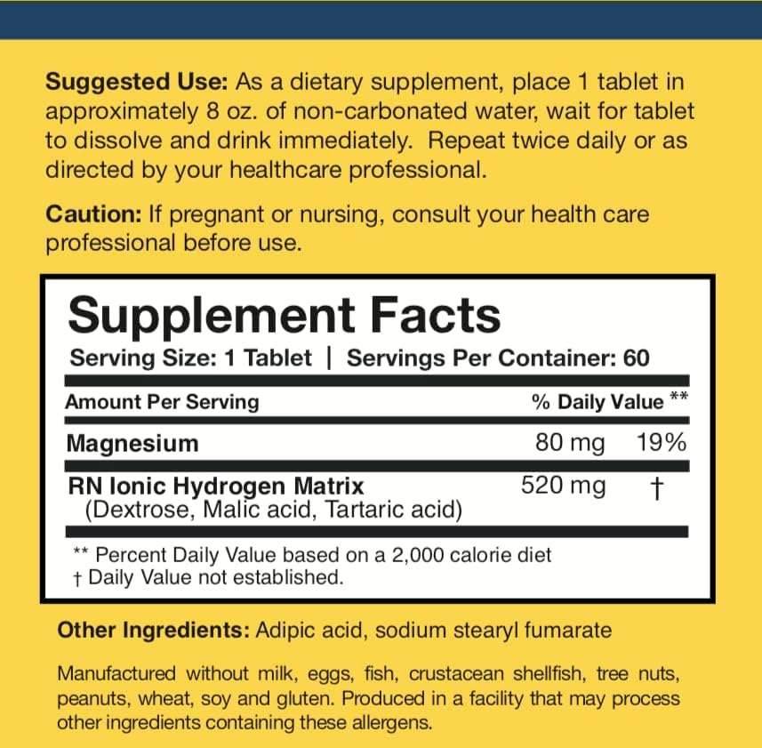 Researched Nutritionals H2 Absorb 60 Tablets