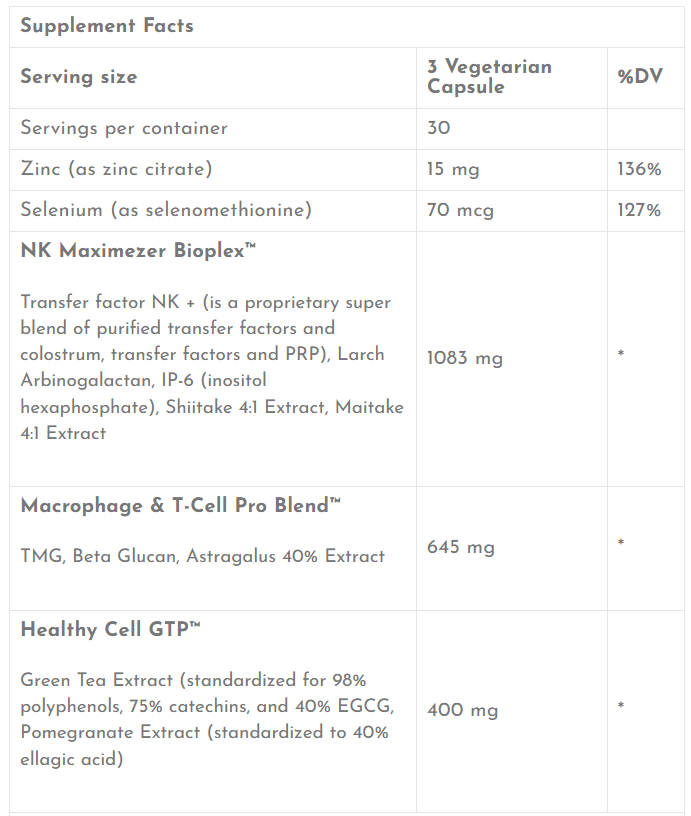 Researched Nutritionals MultiMessenger 90 capsules formerly Transfer Factor Multi-Immune advanced daily food supplement