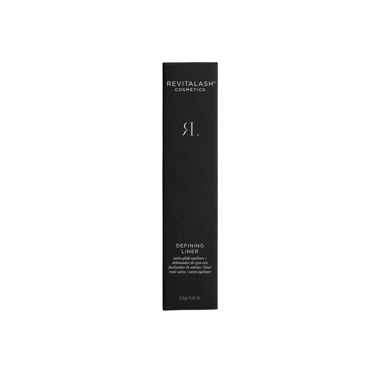 RevitaLash Defining Liner Black 0.3g smudge-proof eyeliner pencil with built-in sharpener and smudge tool