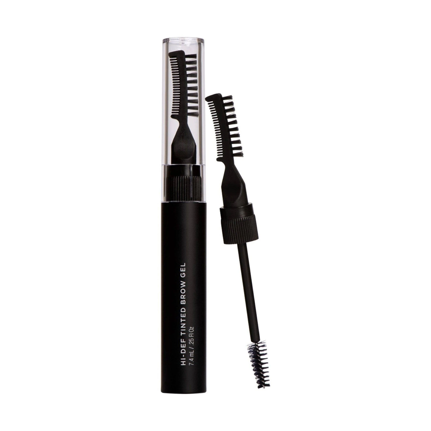 RevitaLash Hi-Def Tinted Brow Gel Soft Brown 7.4ml with precision styling brush for sculpted all-day brow definition