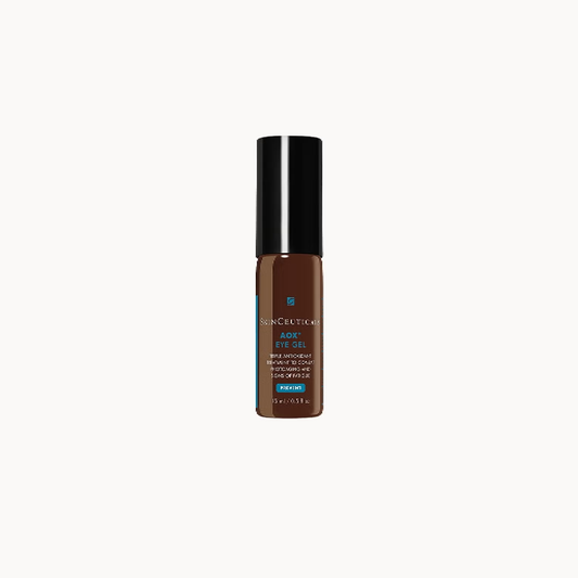 SkinCeuticals AOX+ Eye Gel 15ml antioxidant eye treatment reducing puffiness dark circles and visible signs of ageing for brighter refreshed under eye skin