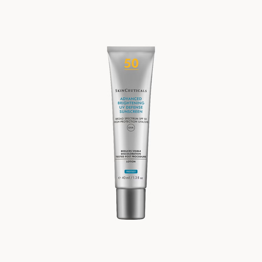 SkinCeuticals Advanced Brightening UV Defense SPF 50 40ml lightweight sunscreen to protect skin and reduce pigmentation for a brighter even complexion