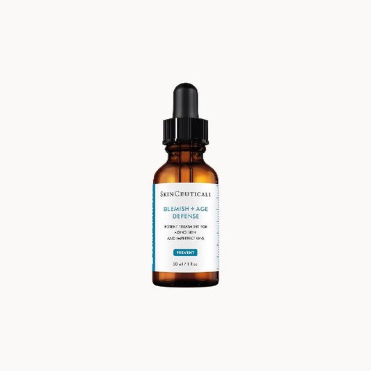 SkinCeuticals Blemish + Age Defense Serum 30ml oil free treatment for acne prone skin reducing breakouts, unclogging pores and improving visible signs of ageing