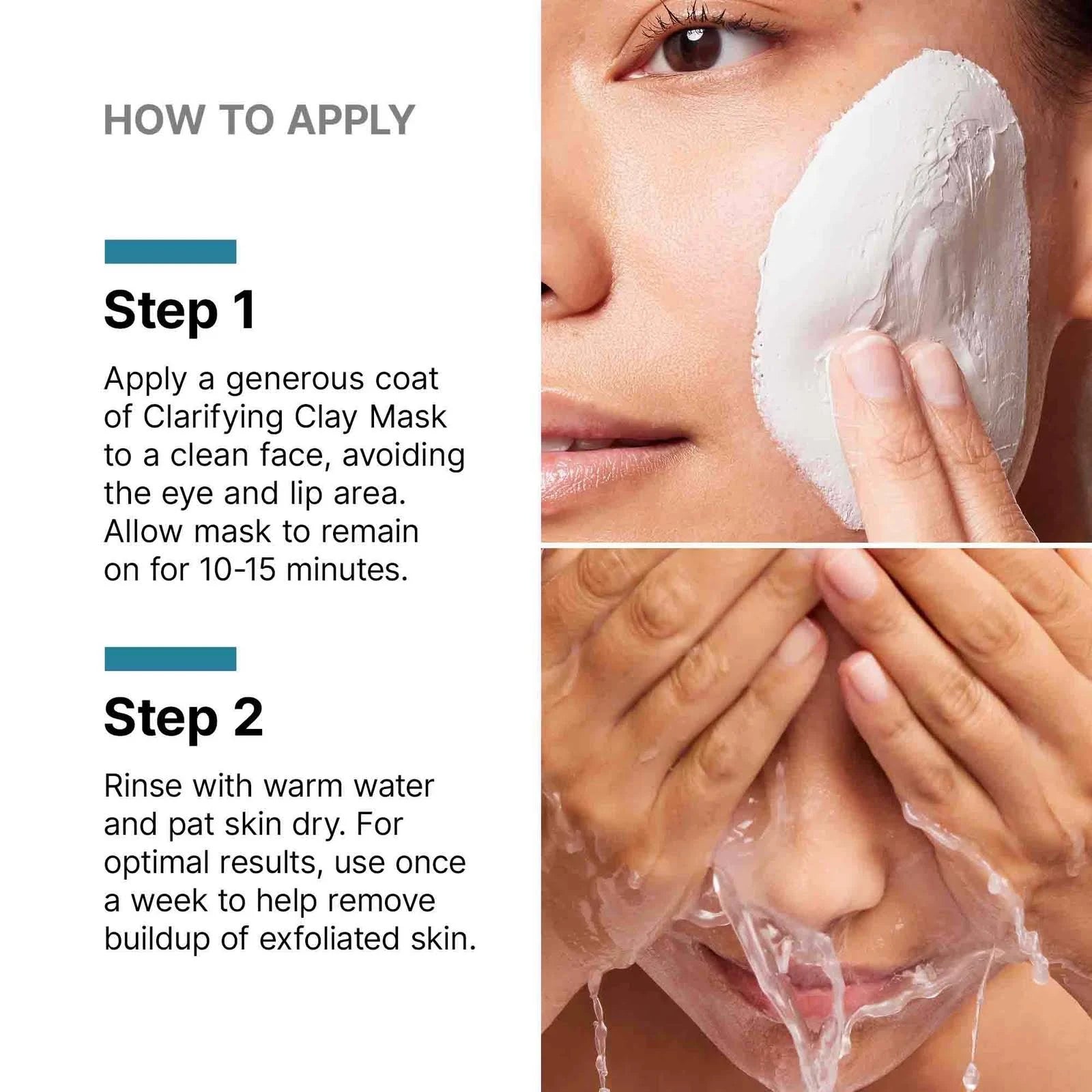 SkinCeuticals Clarifying Clay Masque for oily and congested skin helps refine pores and leave skin clearer smoother and refreshed