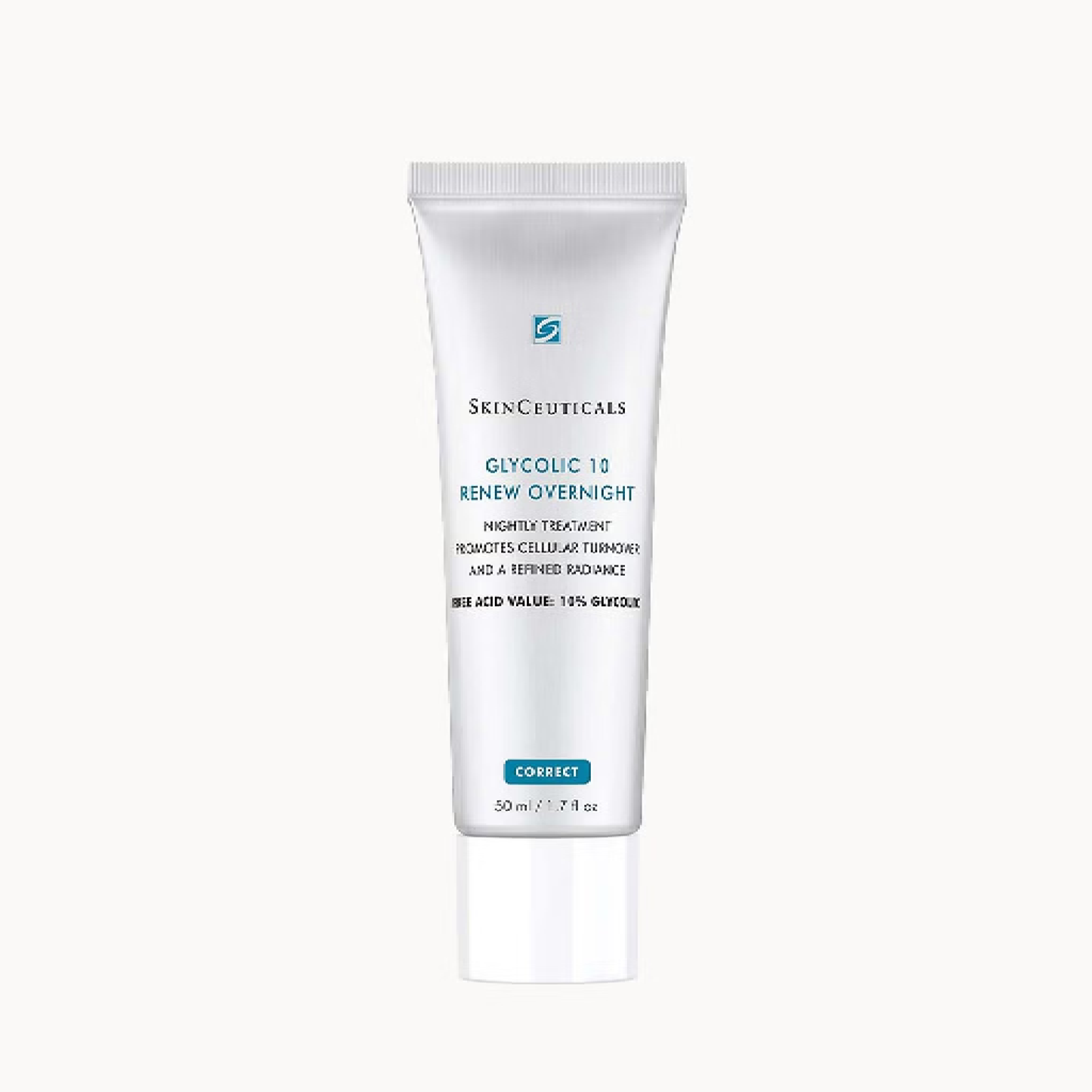 SkinCeuticals Glycolic 10 Renew Overnight 50ml exfoliating night cream with glycolic acid to improve skin texture and boost radiance