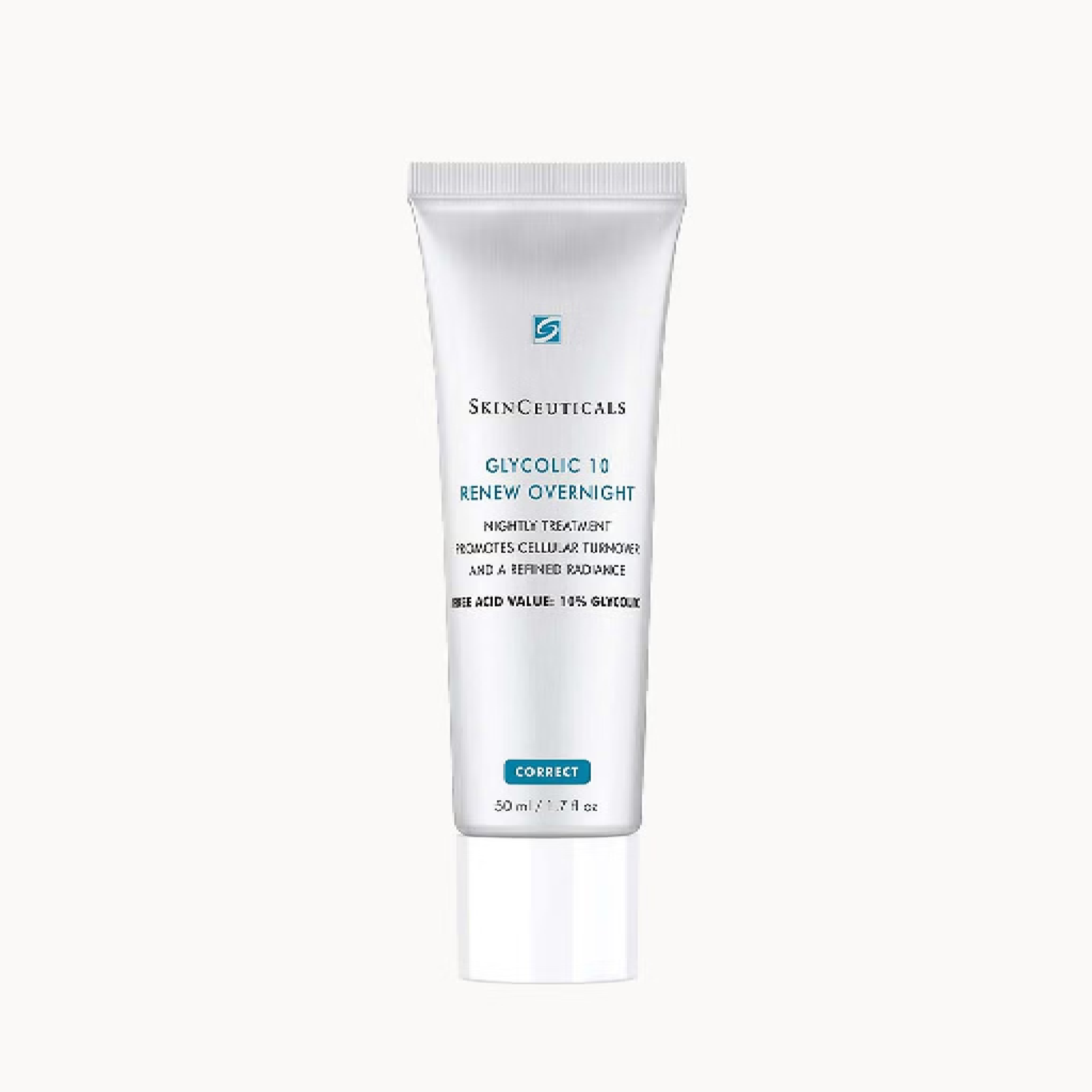 SkinCeuticals Glycolic 10 Renew Overnight 50ml exfoliating night cream with glycolic acid to improve skin texture and boost radiance