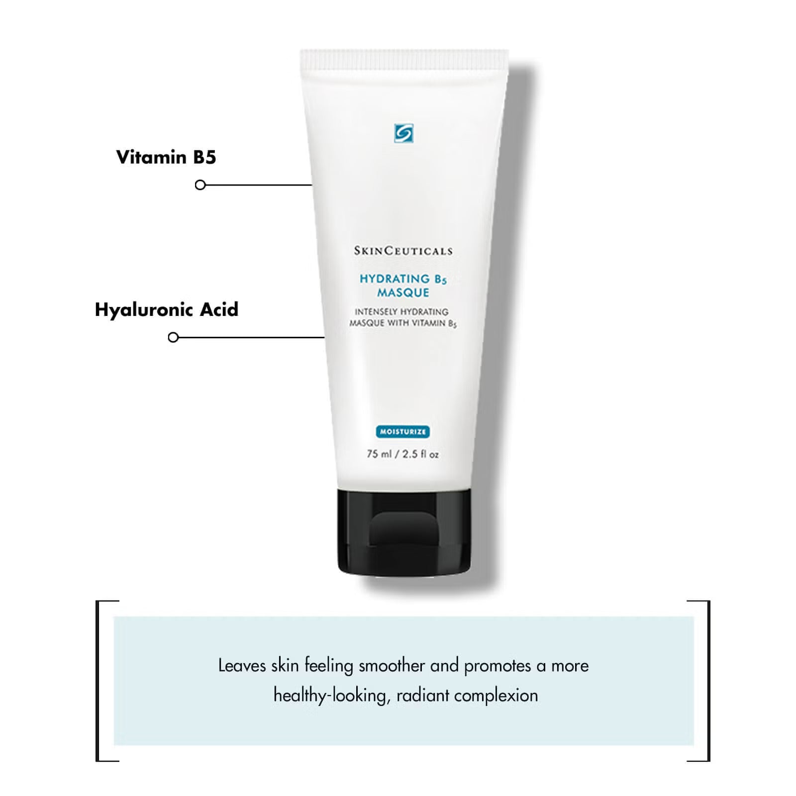 SkinCeuticals Hydrating B5 masque for dry and dehydrated skin, boosts hydration leaving skin soft smooth and refreshed after use