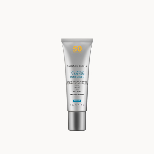 SkinCeuticals Oil Shield UV Defense SPF 50 30ml lightweight sunscreen for oily skin with mattifying effect and high UVA UVB protection