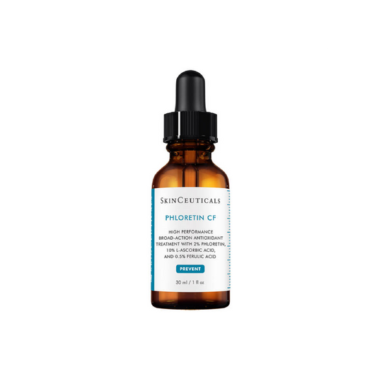 SkinCeuticals Phloretin CF vitamin C serum 30ml bottle delivering advanced antioxidant protection to brighten skin and reduce visible signs of ageing and uneven tone