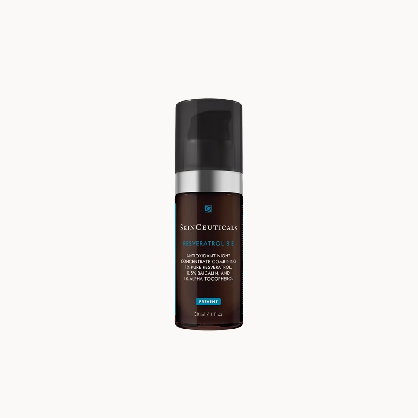 SkinCeuticals Resveratrol B E Night Serum 30ml antioxidant night treatment improving skin firmness radiance and reducing signs of ageing while you sleep