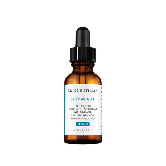 SkinCeuticals Silymarin CF 30ml Vitamin C antioxidant serum for oily acne prone skin helping reduce blemishes protect against free radicals and boost radiance