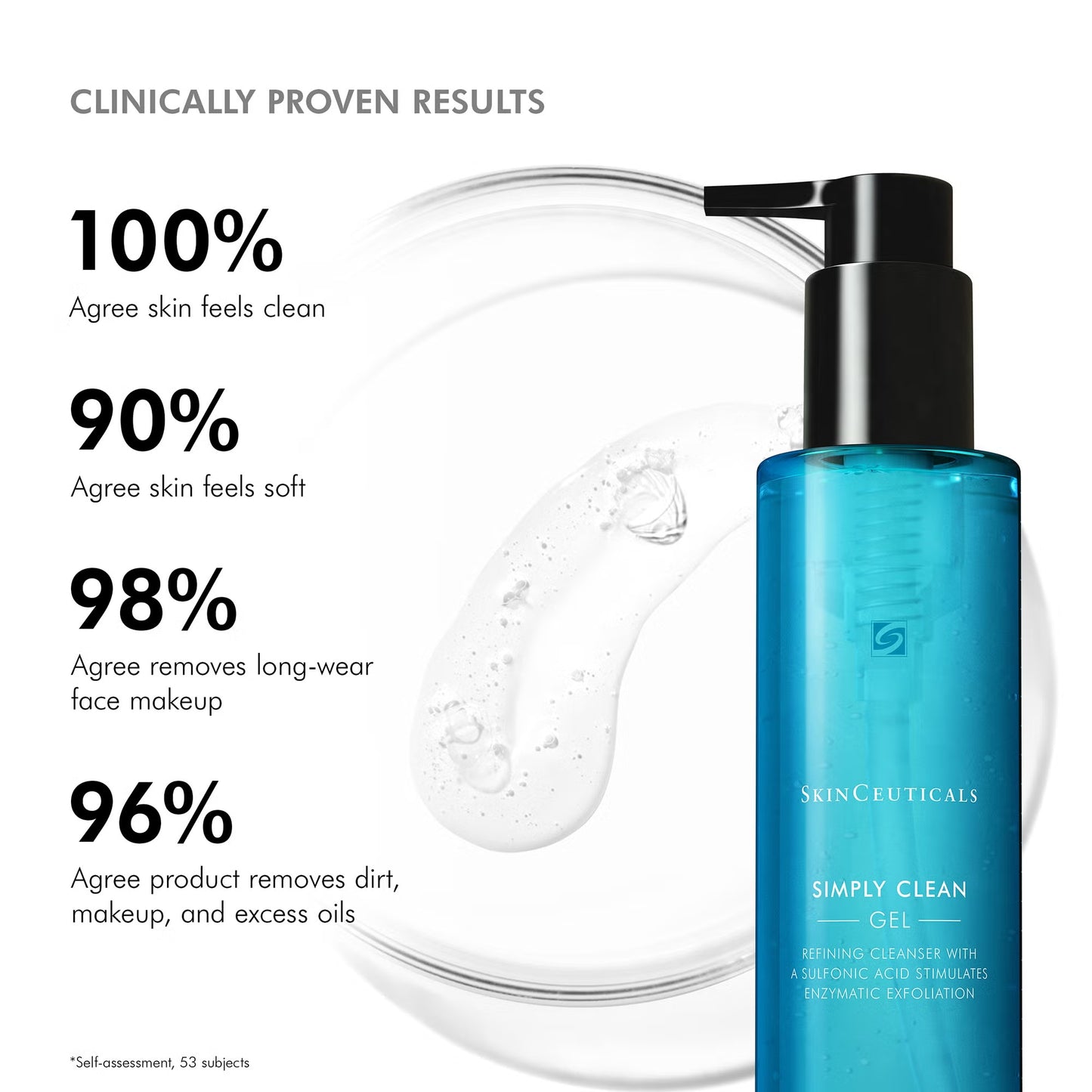 SkinCeuticals Simply Clean with exfoliating agents aloe vera and botanical extracts helps soothe skin remove excess oil and improve texture
