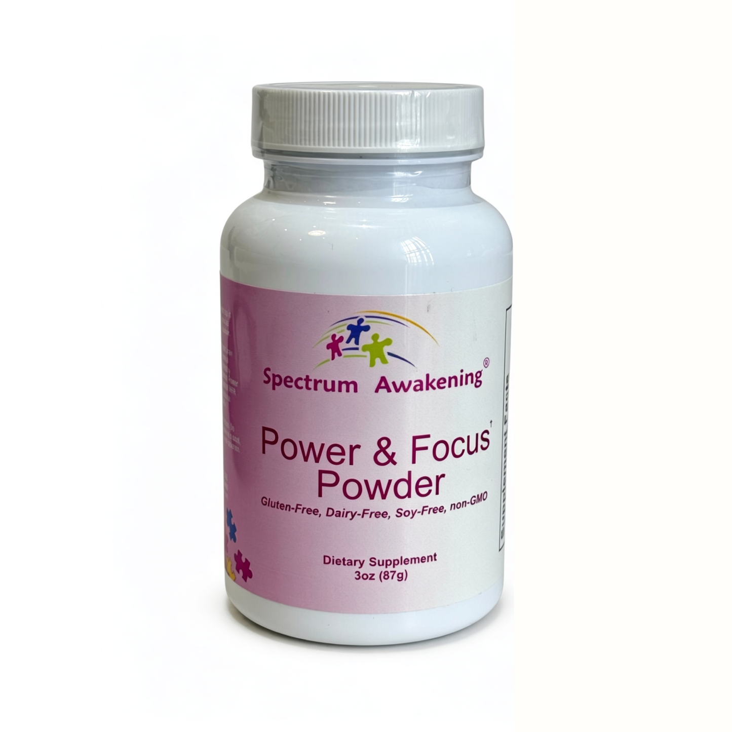 Spectrum Awakening Power & Focus 87g powder blend of B vitamins minerals and amino acids gluten free dairy free