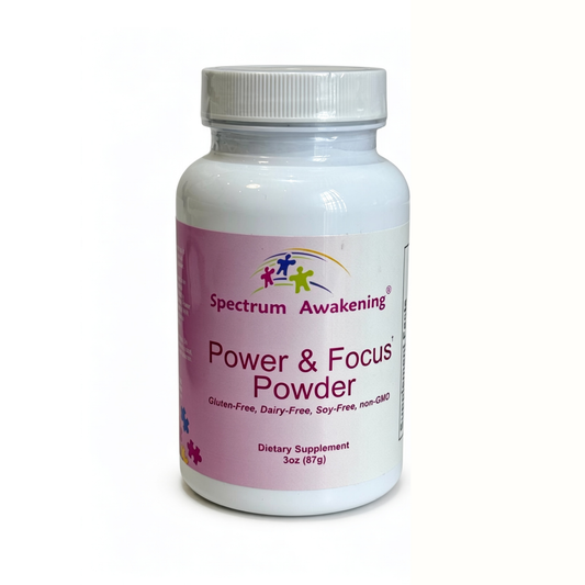 Spectrum Awakening Power & Focus 87g powder blend of B vitamins minerals and amino acids gluten free dairy free
