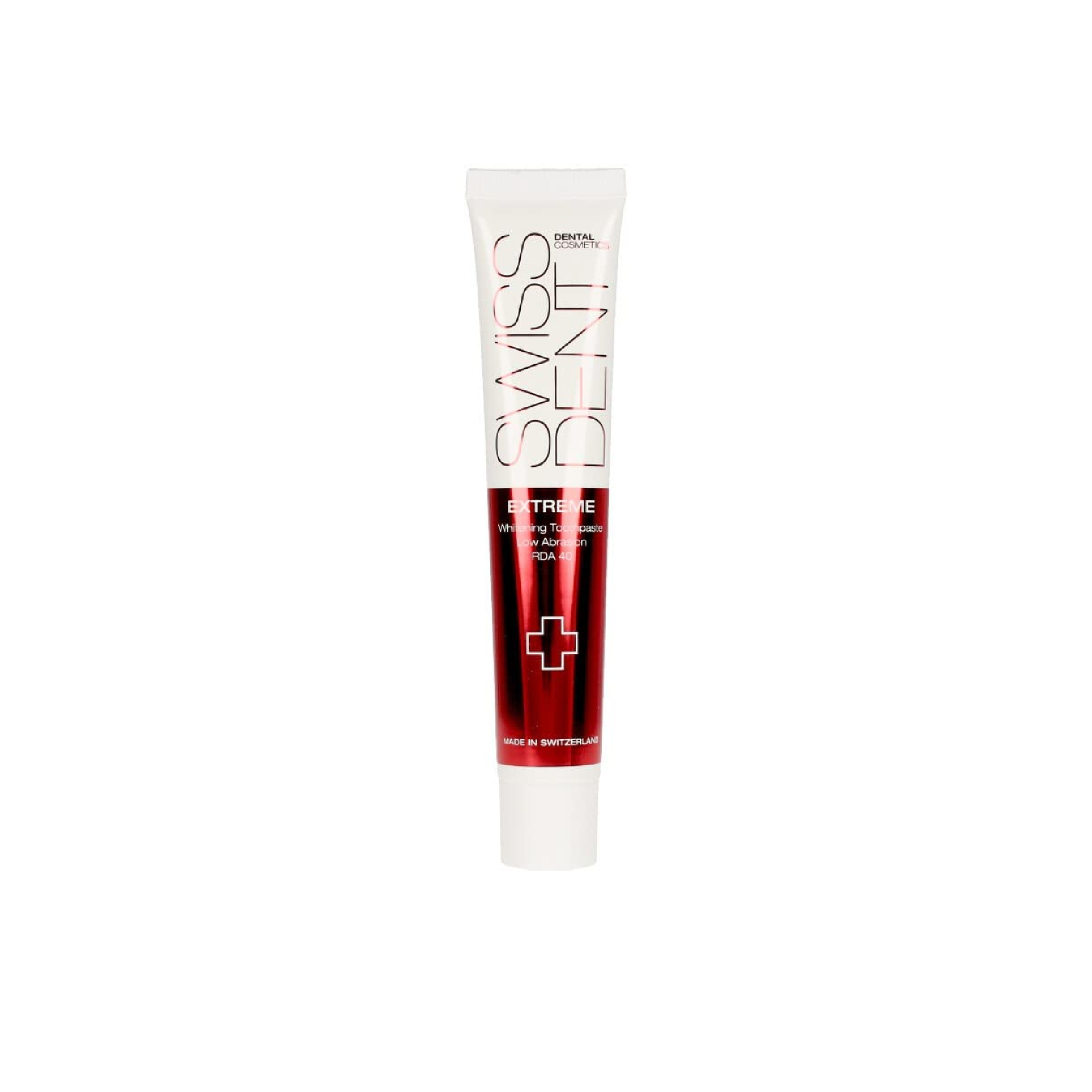 Swissdent Extreme whitening toothpaste 50ml with natural enzymes for gentle removal of coffee, tea and smoking stains