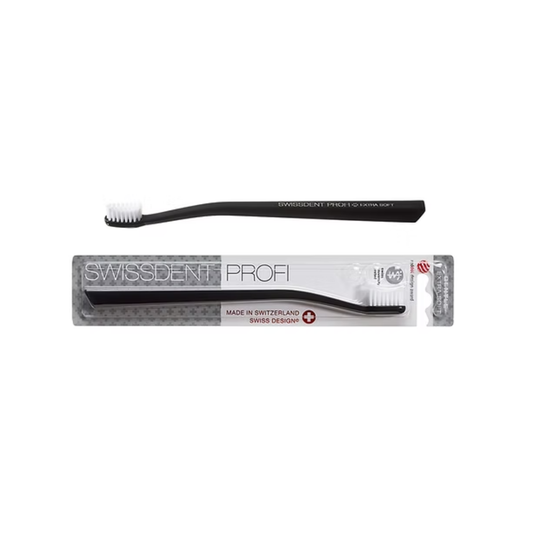 Swissdent Toothbrush Gentle Single Extra Soft Black