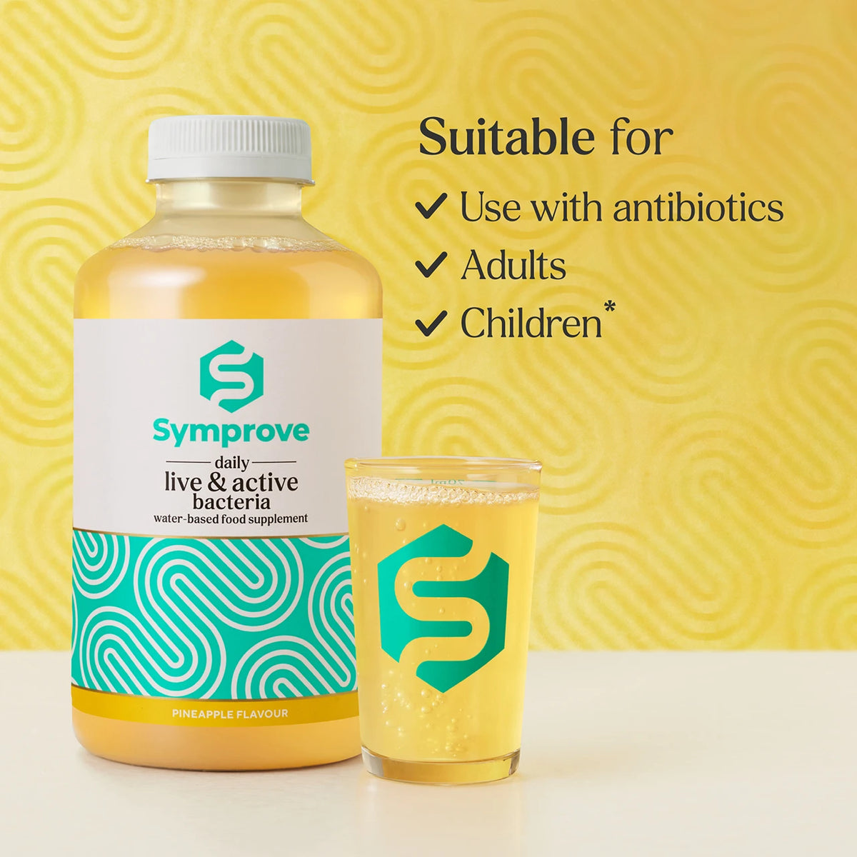 Symprove Probiotic Supplement Pineapple Flavour 500ml