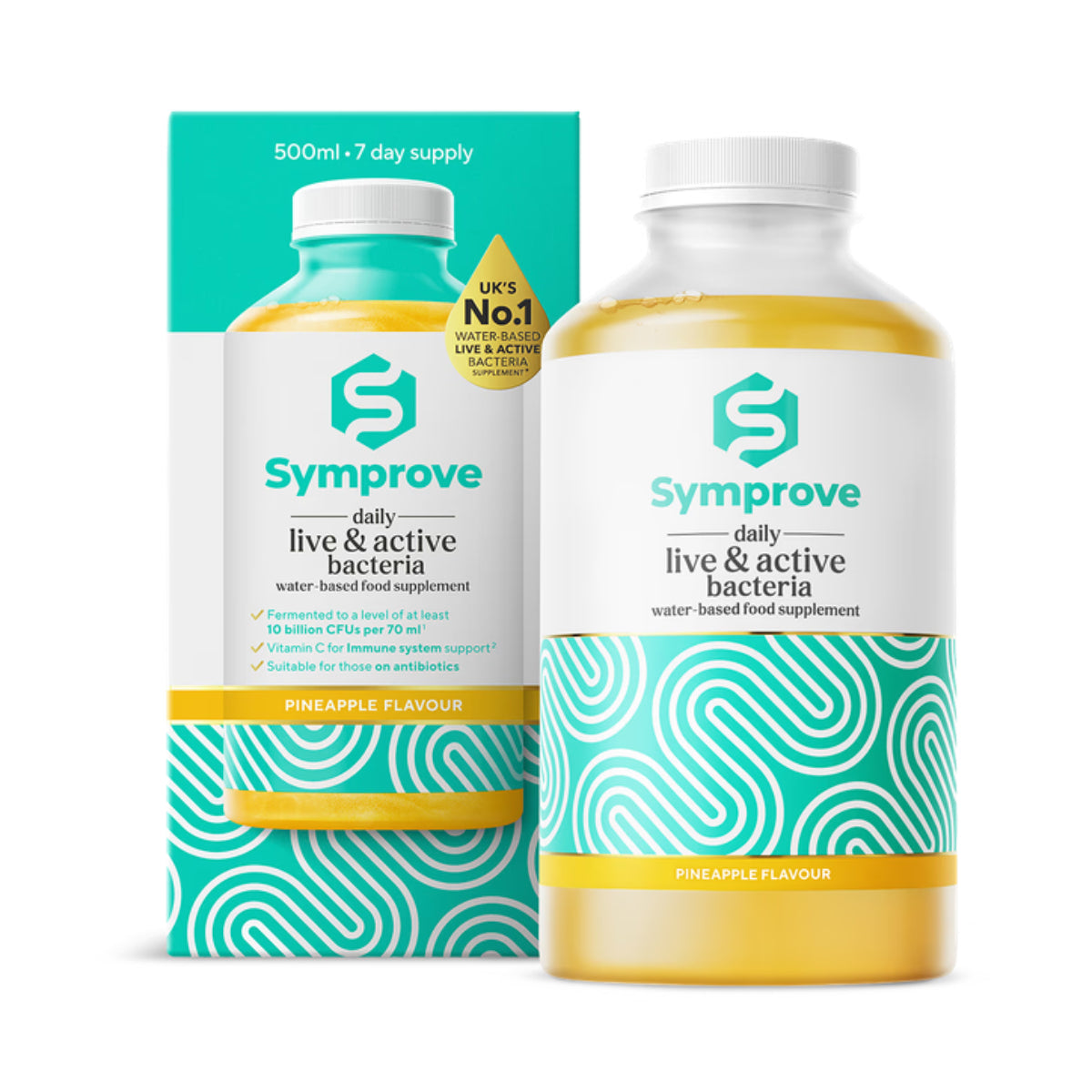 Symprove Probiotic Supplement Pineapple Flavour 500ml