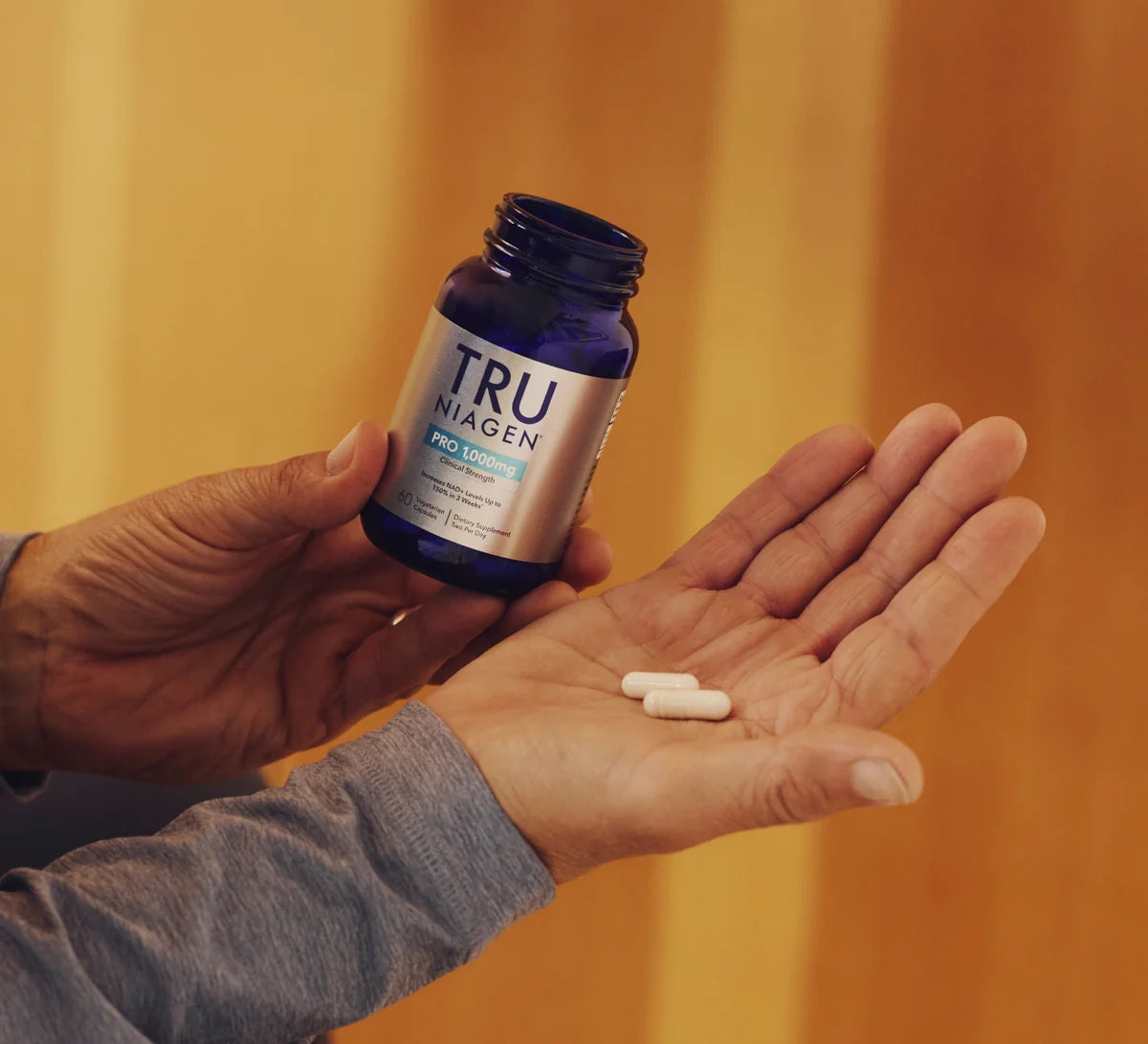 Tru Niagen Pro daily NAD+ supplement for adults supporting cellular energy metabolism and resilience as part of a healthy ageing routine