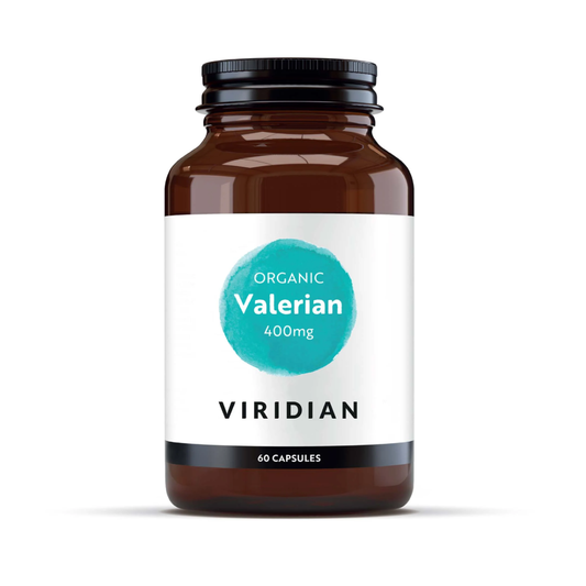 Viridian Valerian Root Organic 400mg 60 Capsules provides pure root in a plant capsule for a simple, once daily food supplement routine.