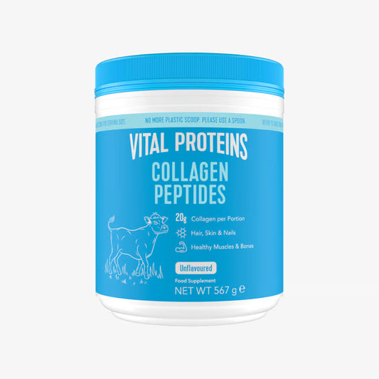 Vital Proteins Collagen Peptides Unflavoured 284g offers a simple way to add collagen to your hot or cold drinks daily.