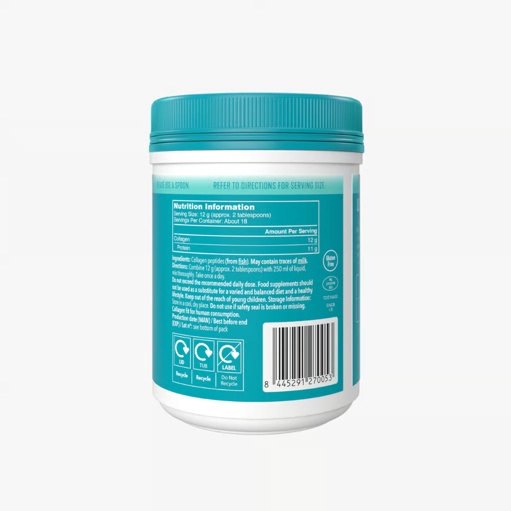 Vital Proteins Marine Collagen suits those seeking an unflavoured powder to add to drinks as part of a daily routine.