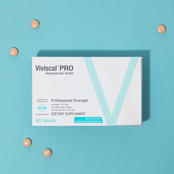 Viviscal Professional Hair Growth Tablets with AminoMar, Biotin and Apple Extract, helps nourish thinning hair from within