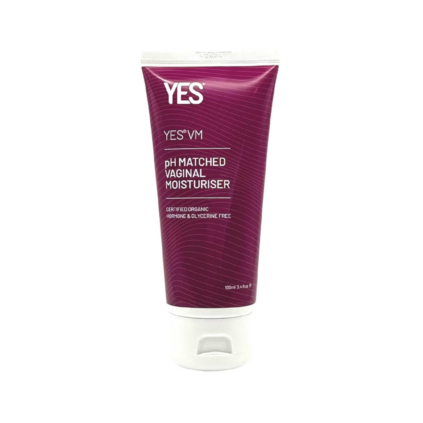 YES VM Natural Vaginal Moisturiser 100ml pH matched organic formula for long-lasting relief from vaginal dryness and itching