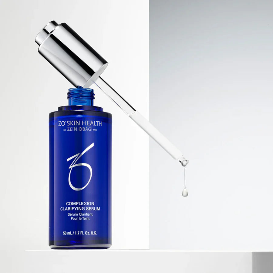 ZO Skin Health Complexion Clarifying Serum with ZO Sebum Complex Rosa Canina and Eugenia Uniflora to minimise excess oil and support skin clarity