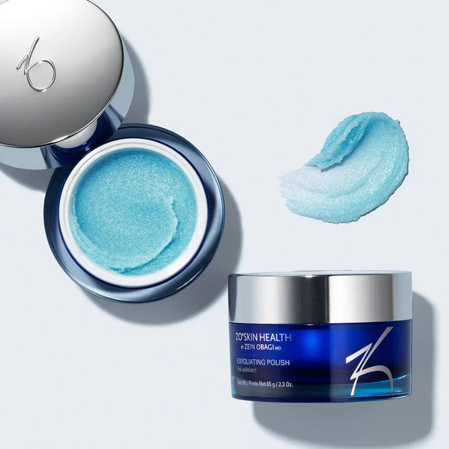 Skin Health Exfoliating Polish with magnesium oxide vitamins A C and E for antioxidant protection and cellular renewal