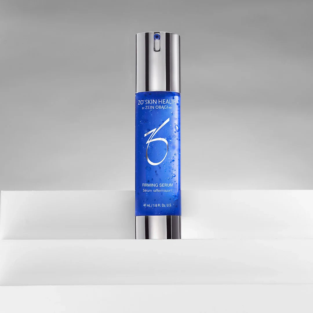 ZO Skin Health Firming Serum with Sodium DNA and ZCORE peptide complex to support dermal-epidermal junction integrity and skin firmness