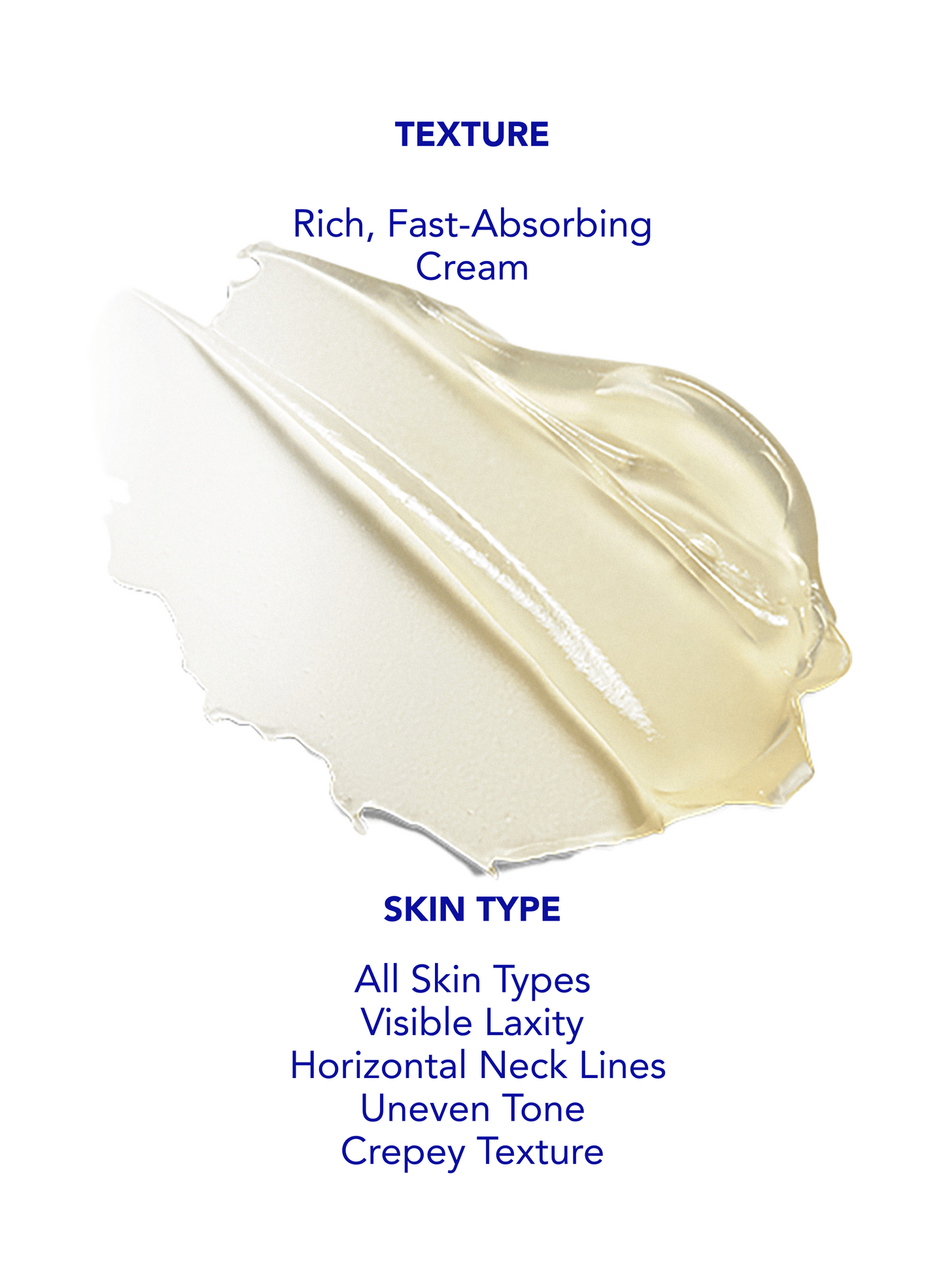 ZO Skin Health Neck Complex with Arginine/Lysine Polypeptide and Diglucosyl Gallic Acid to help lift the neck contour and visibly even skin tone