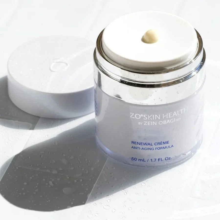 ZO Skin Health Renewal Crème 50ml rich yet non-greasy formula with Jojoba Esters and Plankton Extract to support the skin's natural repair process