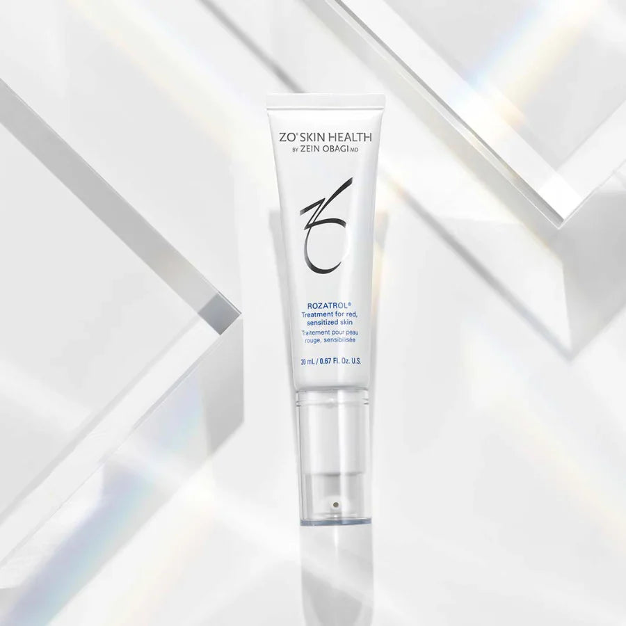 ZO Skin Health Rozatrol lightweight serum with Farnesol and Milk Protein helping normalise skin and restore a more luminous appearance