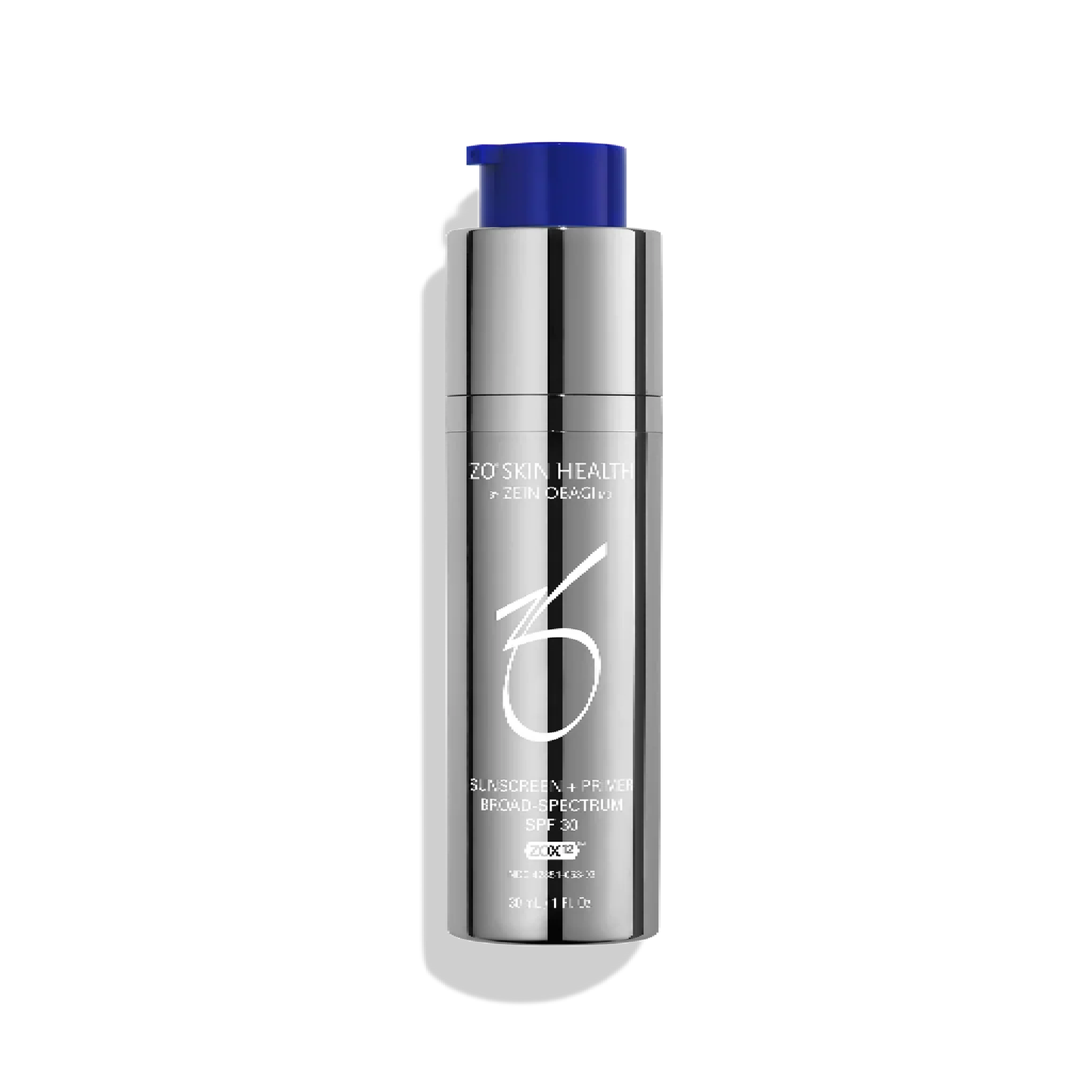 ZO Skin Health Sunscreen + Primer SPF30 30ml mineral tinted sunscreen and makeup primer with broad-spectrum UVA, UVB and HEV protection