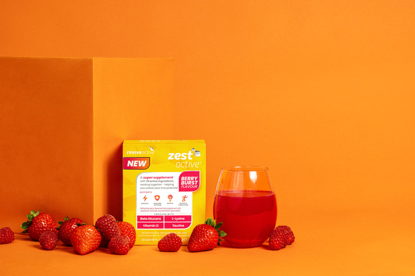 Revive Active Zest Active Berry Burst 30 Day, 30 Sachets