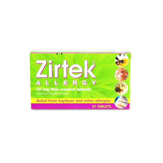 Zirtek Allergy Relief 21 Tablets