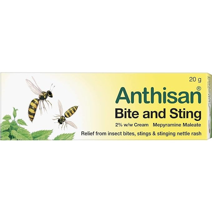 Anthisan Bite & Sting Cream 2% Mepyramine 25 g