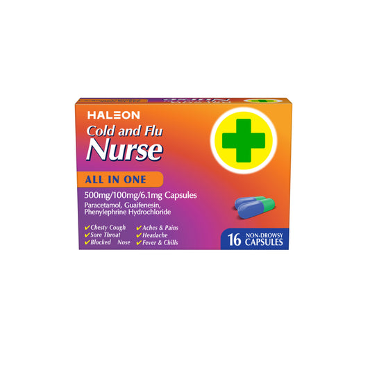 Haleon Cold Flu Nurse All In One 16 Capsules