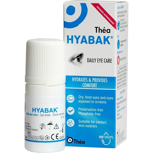 Hyabak Daily Eye Care Hydration Drops 10ml