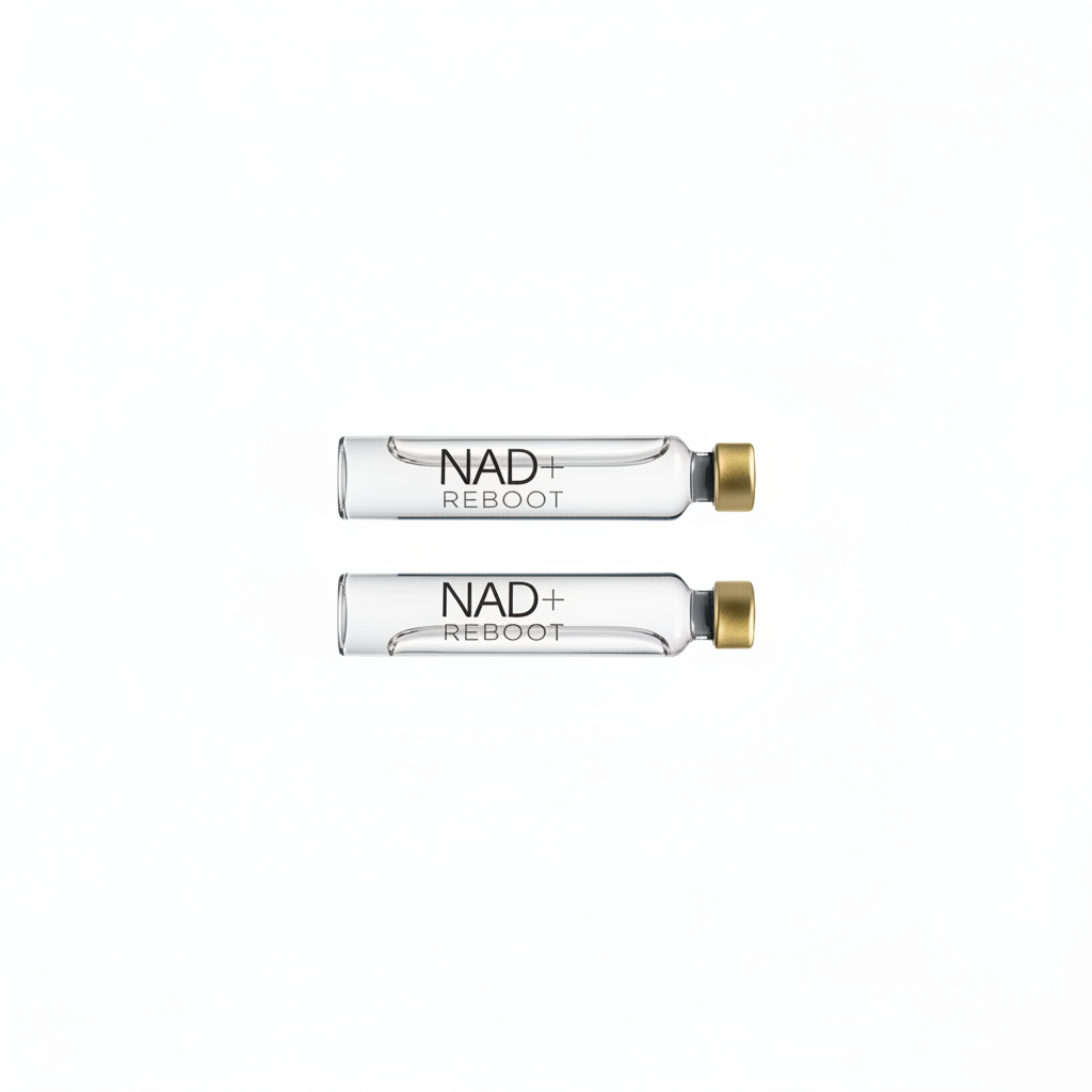 NAD+ Reboot 1000mg pen device showing NAD+ active formula designed to support cellular energy and recovery