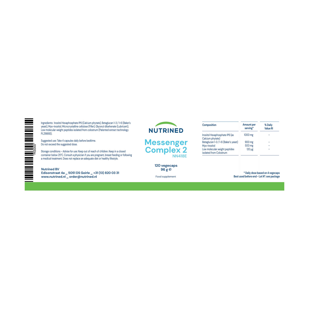 Nutrined Messenger Complex 2 120 Capsules