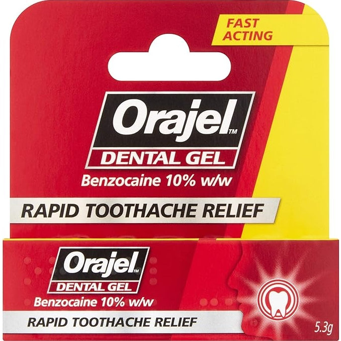 Orajel Dental Gel 10% Benzocaine 5.3 g