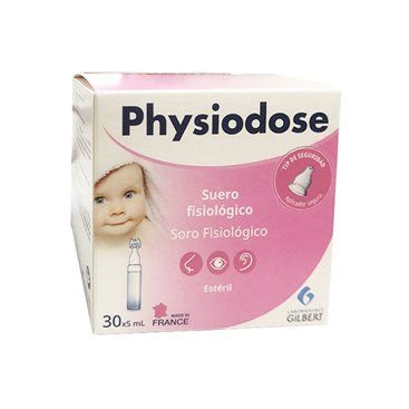 Gilbert Physiodose Saline Solution 30 x 5ml sterile 0.9% NaCl single-dose containers for babies and adults