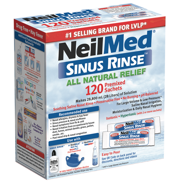 NeilMed Sinus Rinse 120 Sachets
